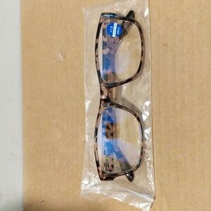Animal print magnifying reading glasses +1.00 blue light filter 1X readers 🆕